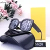 Designer Summer Mens Solglasögon Full Frame Women Sun Glasses designers Eyewear With Case Letter Adumbral F Sonnenbrille