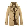 Мужские куртки 2024, зимние бархатные теплые пальто с флисовой подкладкой, утепленные деловые ветрозащитные мужские повседневные куртки