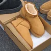 أستراليا الحذاء Tazz Slippers Tasman Slippers Men Womens Fur Slides Classic Mustard Seed Ultra Mini Platfor