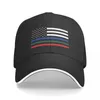 Бейсбольная кепка в стиле милитари и огненная тонкая линия с флагом, мужская шляпа для женщин и мужчин