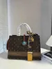 Sac fourre-tout de concepteur de luxe Fashion Ribbon Decorative Handbag Femmes Femme Casual Tote Handsbag Sacs à provisions de grande capacité