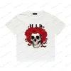 Limited edition designer t-shirt van 2023 konijnenjaar nieuwe paren tees straatkleding zomermode shirt splash-inkt letterprint ontwerp paar korte mouwen