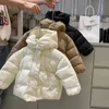 Enfants coréens vers le bas coton Parkas bébé coton rembourré manteau garçons vêtements enfants veste d'hiver pour garçon chaud épais vêtements d'extérieur pour filles 231220