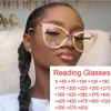 Lunettes de soleil Vintage Transparent Lunes Femmes Cat Eye Blue Lumière Filtre Filtre Computer Améliorez Comfort Presbyopie Reading174b