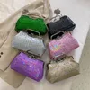 Sacs de soirée éblouit colorés de luxe de luxe femme femme sac à main sacs à main