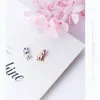 Stud Earrings MloveAcc Authentic 925 Sterling Silver Animal Collection Deer Small For Women Fashion Jewelry S925