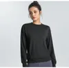 1288 Yoga Wear Long Sleeve Women's Loose Quick-drying Breathable High Elastic Fashion European and American Fitness Sports Sweater Clothes with Brand Logo1567694