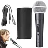 Microfones Stage Singing Microfone SM 58 Cardióide Vocal Dinâmico com Armazenamento Bolsa Com Fio para Cantores KTV