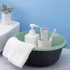 Ensemble d'accessoires de bain 2 pièces lavabo en plastique baignoire à linge grand bol de vaisselle bain de pieds à la main cuisine Vamako