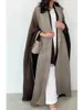 Ethnische Kleidung Muslim Abaya für Frauen Fledermaushülle Fehlgeschwindigkeit Falten -Gradienten Cardigan Trench Coat 2023 Herbst Dubai Abayas Plus Größe Frauen Luxus