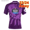 Les fans en tête de t-shirt 23 24 Real Valladolid Mens Soccer Jerseys Perez Sergio Leon Monchu L. Olaza Amallah Kenedy Escudero Home White Purple Away 3rd Football Shirt