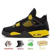 OFF White Nike Air Jordan 4 Retro 4 4s Jumpman Stock x 상자 포함 여성 남성 농구화 크림 세일 구아바 아이스 유니온 트레이너 스니커즈