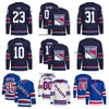 10 Artemi Panarin New York'Rangers '' Jerskey Jerseys 31 Igor Shesterkin 5 Ben Harpur 24 Kaapo Kakko 48 Kalynuk 88 Patrick Kane Ryan Lindgren Mikkola Custom Men Men Youth Youth