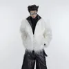 IEFB Autumn Men's Fake Fur Jacket Anti Mink Thick Fashionable Cotton Clothing Trend 9C3054 231220