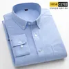 Chemises décontractées pour hommes Chemise à carreaux pour homme à manches longues de haute qualité pur coton doux confort slim fit poche homme robe S-4XL