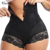 Vensslim Donna Vita alta Trainer Body Zipper Shaper Mutandine Pancia Pancia Controllo Dimagrante Cintura modellante 231220