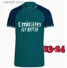 Tops Tees 23 24 Arsen Soccer Maglie Rice Jorginho Havertz Jesus Smith Saka Fan Versione Trossard Martinelli Tierney 2023 2024 Shirt da calcio in legno Kit per bambini