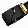 Belts 18 Type Men Business Style Designer Genuine Leather Male Automatic Buckle Top Quality Girdle For Suit Pants