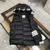 Piumino da uomo Gilet di design da uomo Gilet invernale Tendenza moda Coppia Piuma Materiale Cappotto allentato Abbigliamento adatto all'aperto Gilet