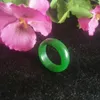 Bague en Jade naturel malais vert, bijoux porte-bonheur, amulette de bon augure pour hommes et femmes, Fine 231220