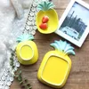 Plates European Creative Cute Ceramic Pineapple Shape Dessert Rice Bowl Fruit Dish Dinner Home Steak Snack Plate Dinnerware