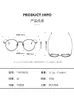 CHクロスサングラスフレームデザイナークロムレディースピュアチタン眼鏡フレームレトロラウンドメンズトレンディな女性の性格眼鏡2024高品質5mgg