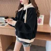Coat Trapstar Xiaozi's 2023 Sweatshirt à capuche pour les femmes en Corée, taille lâche, hiver automne, peluche et design épaissi, veste à la mode