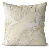 Leaves Pattern Cushion Covers for Sofa Living Room Chair Waist Pillow Case Home Decoration Nordic Modern 231221