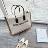 Top uchwyt weekend luksurys designerka torba ręczna plażowa płótno letnia kupper duże torby na ramię damskie modne kosza