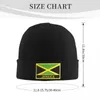 Berets Jamaika-Flagge Stickerei Beanie Bonnet Strickmützen Männer Frauen Cool Unisex Erwachsene Winter Warme Mütze als Geschenk