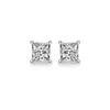 stud earring D Color Princess Cut Moissanite Earring s925 Sterling Sliver Plated with 18k White Gold Earrings for Women Fine Jewel236K