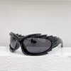 Güneş Gözlüğü Ailesi B'nin kişiselleştirilmiş zikzak güneş gözlüğü şık aynı stil küçük kirpi güneş gözlüğü BB0255 33G3