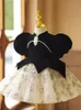 Abito da sera in stile cinese per bambini di fascia alta Abito da sposa per bambini Compleanno Battesimo Esegui Party Girls Christmas Eid Dress A3299 231221