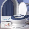 Training Toilet Seat Comfortable Backrest Cartoon Pots Portable Baby Pot For Children Potty Toilet Bedpan #WO 231221