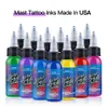 Mast Tattoo 32 Couleurs 30 ml Encre de plante naturelle professionnelle pour l'artiste Art corporel Pigment permanent Safe Non Toxicw 231221