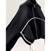 Coat Trapstar Coat Trapstar Women's Hoodie Spring en herfst Thin 2021 Nieuwe Koreaanse versie Instagram Trendy Cardigan Jacket Loose Short Design Sense Top