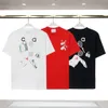 Designer T-shirt letters logo printing personalised fashion summer couple models cotton casual short-sleeved