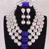 Arabic Ladies Jewelry Set Brand African Nigerian Beads Bridal Wedding Costume Christmas Gift Necklace Bracelet 231221