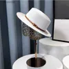 Wide Brim Hats Bucket Hats New Flat Top Straw Hat Belt Accessories Leisure Summer Sunscreen Hat Women's Fashionable Beach Boater Hat Gifts 2023L231221