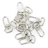 50 PCS عالي الجودة دوار Carabiner خطاف الفضة سلاسل مفتاح الألوان Sleutelhanger الحلقة 18 مم × 33 مم 271R