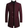 Zimowe mieszanki wełny męskiej Oglądacie Wysokiej jakości zagęszczony wełniany płaszcz wełniany płaszcz męski ciepła kurtka wierzchnia odzieży wierzchniej 231220