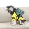 Giyim Köpek Giyim Moda Kedi Pet Bag Günlük köpek Cep Açık köpek dişleri sırt çantası Teddy Schnauzer Fransız Bulldog Mektup Baskılı Littl