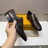 Designer Designer Designer da 3model Designer Shoes Street Fashion Tassel Loafer Patterante in pelle Slip nero su scarpe formali Feste per matrimoni Falti casuali Taglia 38-45