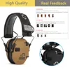 Earphones Headphones Earphones Earmuffs Active Headphones for Shooting Electronic Hearing protection Ear protect Noise Reduction active hunt