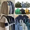 Designer Hommes Femmes Stones Veste Down Cargo Veste Manteau Marque Brassard Bandoulière Tendance Hiver Down Badge Chaleur Coton Extérieur Island