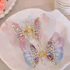 Hair Accessories Clip Butterfly Fairy Colorful Korean Style Hanfu Headwear Princess Hairpin Daily