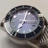 Men's Automatic Miyota Cal 9015 Movement Watch Men Blue Ceramic Bezel Date Adventure Discovery Steel Sport 60 Years GF Eta Fa287H