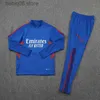 Fans Tops Tees 23/24 Lyon Soccer Tracksuit Überladung 2023/2304 Lyonnais L.Paqueta ol aouar Fußballtraining Anzug Jogging Sets Kinder 10/18 Erwachsener