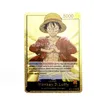 Jeux de cartes 55 une pièce en feuille d'or anglais cartes Luffy zoro stam manga japonais Collection périphérique Drop livraison otdi8