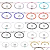 Bracelets de charme Bracelet Oeil Turc Blanc Bleu Mauvais Yeux Couple Chanceux Bracelets Pour Femmes Colorf Cristal Perle Corde Chaîne Tissé Bijou Dhzei